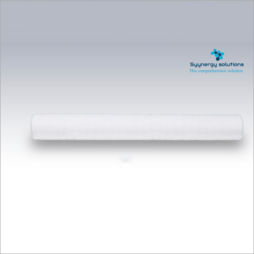 20 Inch Wound Cartridge Filter - Polypropylene, 20 Inch Length X 2.5 Inch Diameter, Pure White, Double Open End | Specialty Filter For Fine And Coarse Filtration