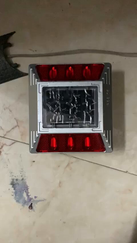 Silver Solar Stud With Shank