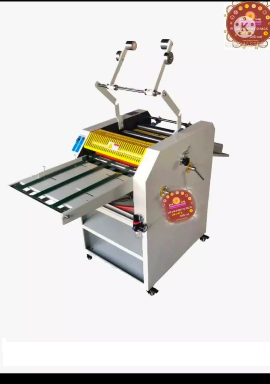 Thermal Lamination Machine - Stainless Steel, 14 Inch Tabletop Model Om-375a , 5 In 1 Functionality With Conveyor Options, Eco-friendly, 1 Year Warranty