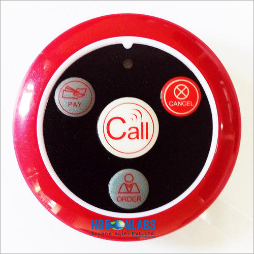 Red Gsm Home Security Wireless Panic Button