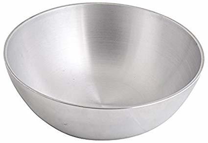 Aluminum Tasla - Round Shape, Mirror Polished Finish | Unbreakable, Scratch Resistant, Easy To Use And Clean