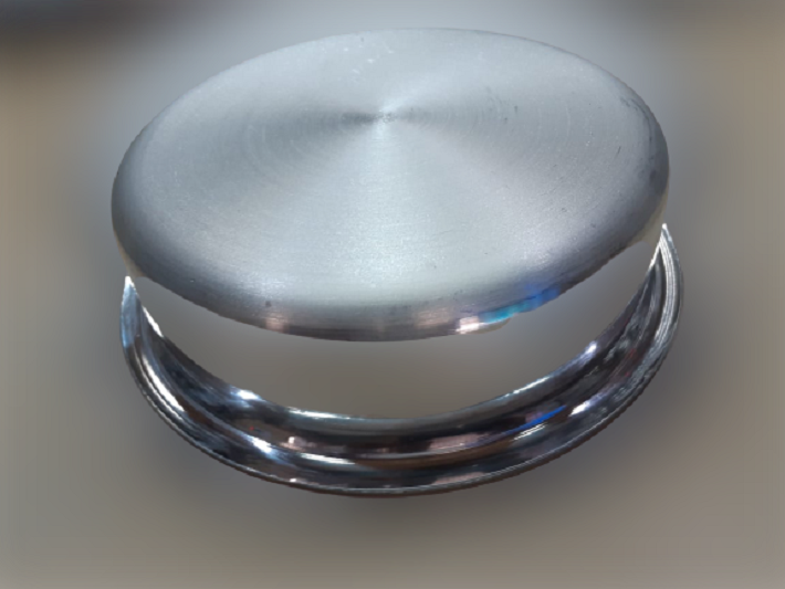 Mirror Polished Uruli - Alloy Material, Round Shape, Silver Color | Scratch Resistant, Induction Compatible, High Thermal Conductivity, Easy To Clean, 5-year Warranty