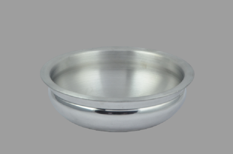 Mirror Polished Uruli - Alloy Material, Round Shape, Silver Color | Scratch Resistant, Induction Compatible, High Thermal Conductivity, Easy To Clean, 5-year Warranty