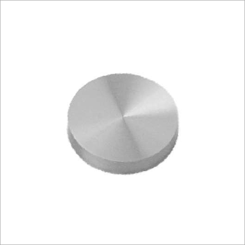 Round Mirror Cap - Polished Brass, 1.5 Inches Diameter, Screw-on Mounting, Lightweight Design