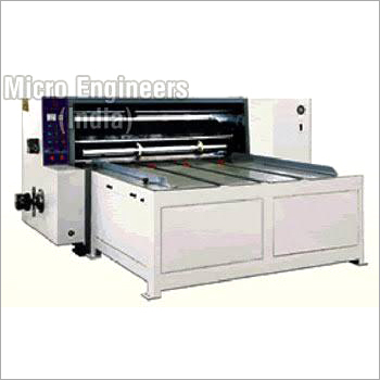 Chain Feeding Rotary Die Cutting Machine - Color: White