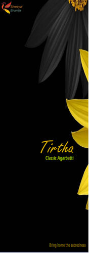 Tirtha Black Agarbatti - Burning Time: 30 Minutes