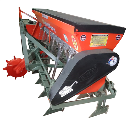 Agriculture Seed Cum Fertilizer Drill - Steel, 1.8m X 1.2m X 0.8m, 250 Kg Weight | 20 Kg Seed Capacity, 30 Kg Fertilizer Capacity, Adjustable Seed Rate, 20 Cm Row Spacing
