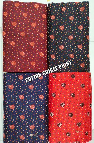 Cotton Bandhani Gujree Print Fabric