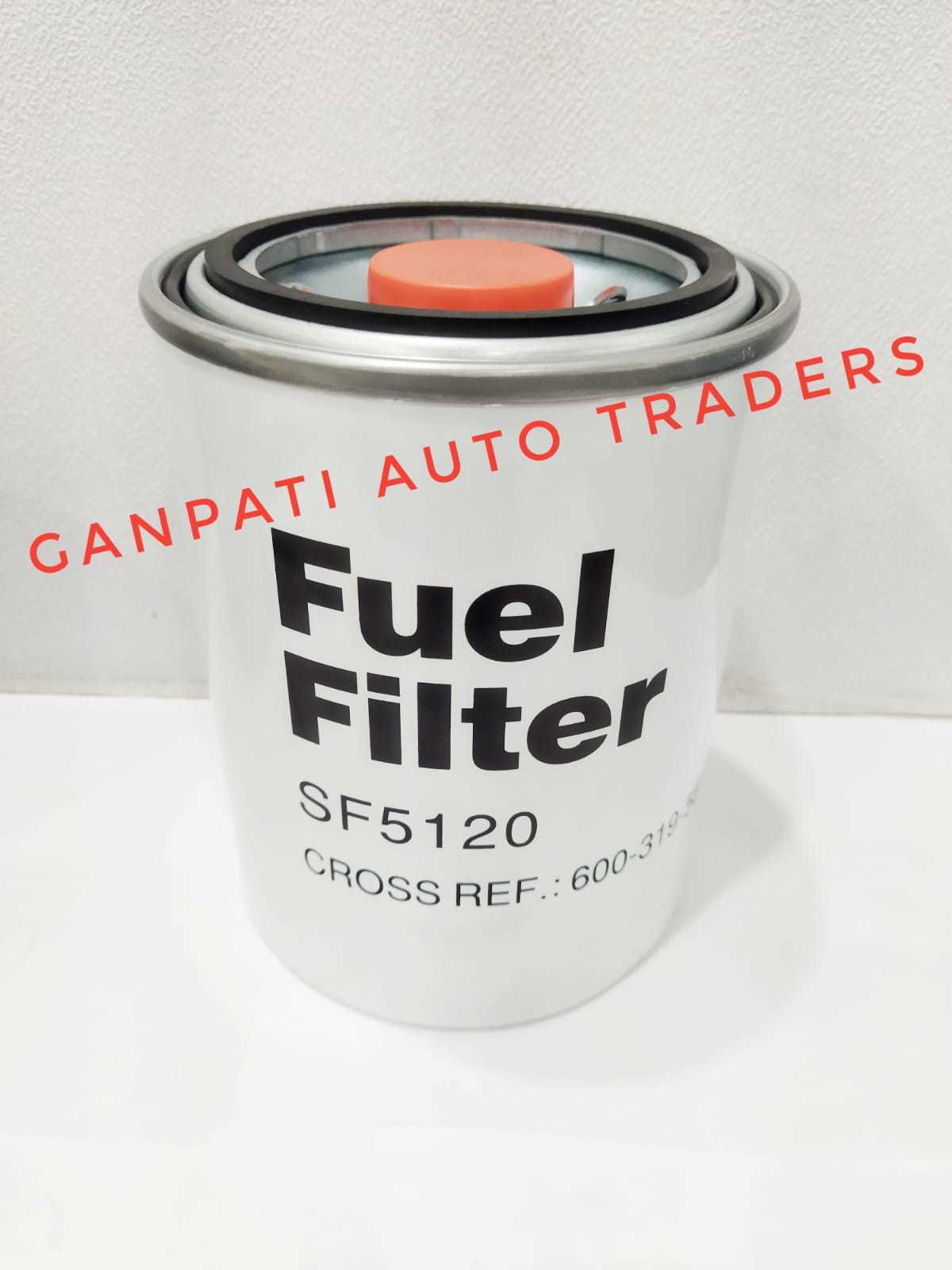 Fuel Filter - Metal & Paper 5.5x3.5 Inches | 1.5 Inch Thread Size 100 Psi Operating Pressure 10 Gpm Flow Rate 180°f Temperature Rating 1.2 Lbs Weight