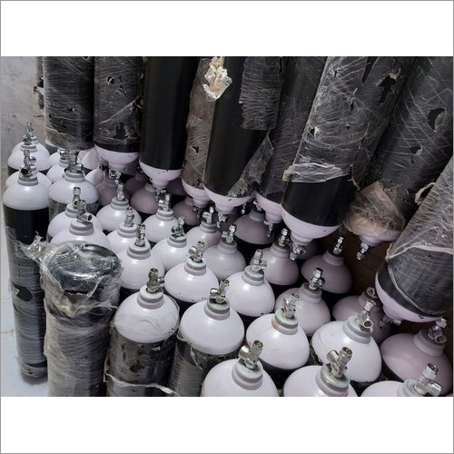 Oxygen Gas Cylinder - 46.7 Liter/day Capacity, 150 Kgf/cm2 Pressure | High-performance Gas Storage Solution