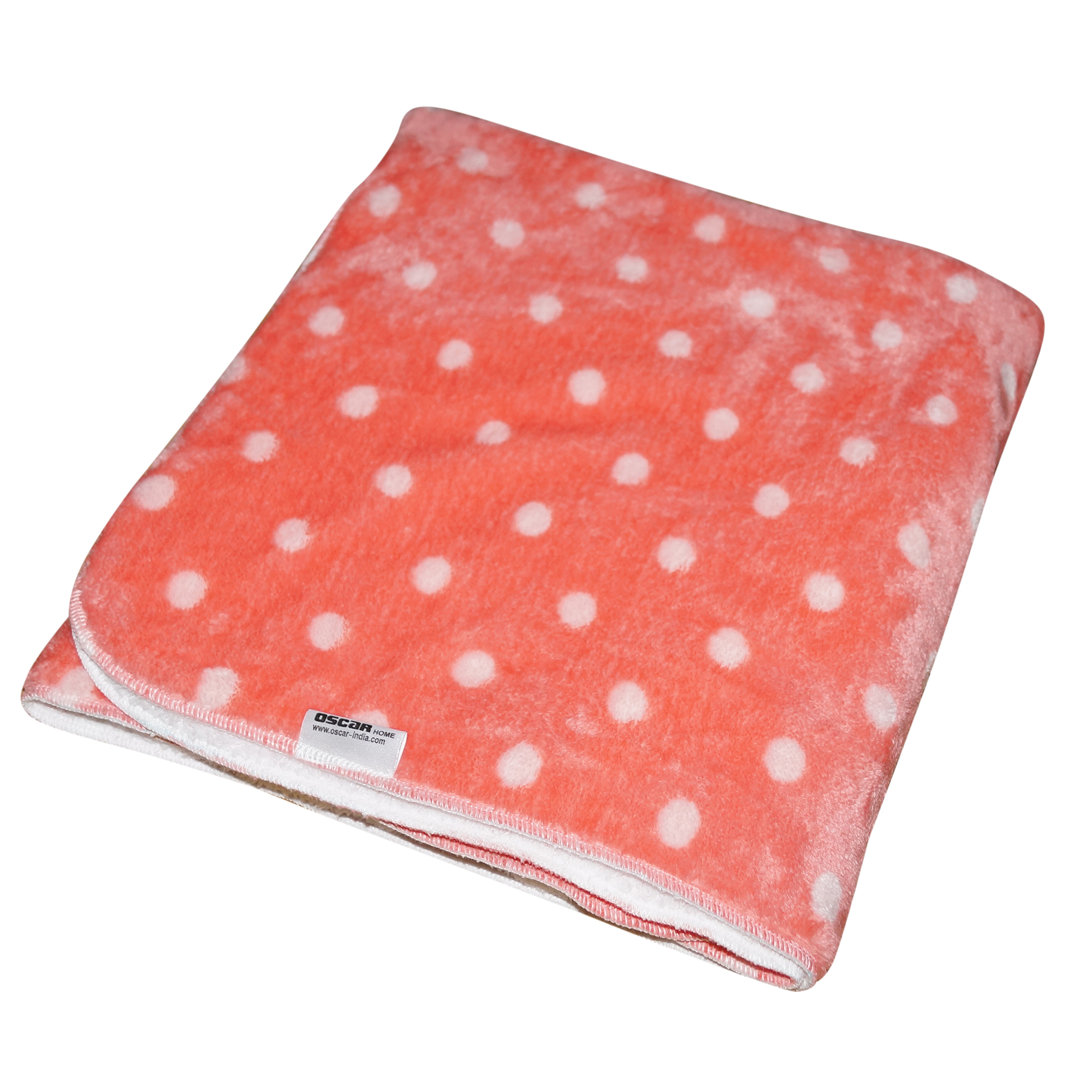 Baby Blanket Double Layered Reversible - Ultra Soft Fleece, 1-3 Years, Red | Reversible Design, Ideal For Baby Care, Cozy Comfort