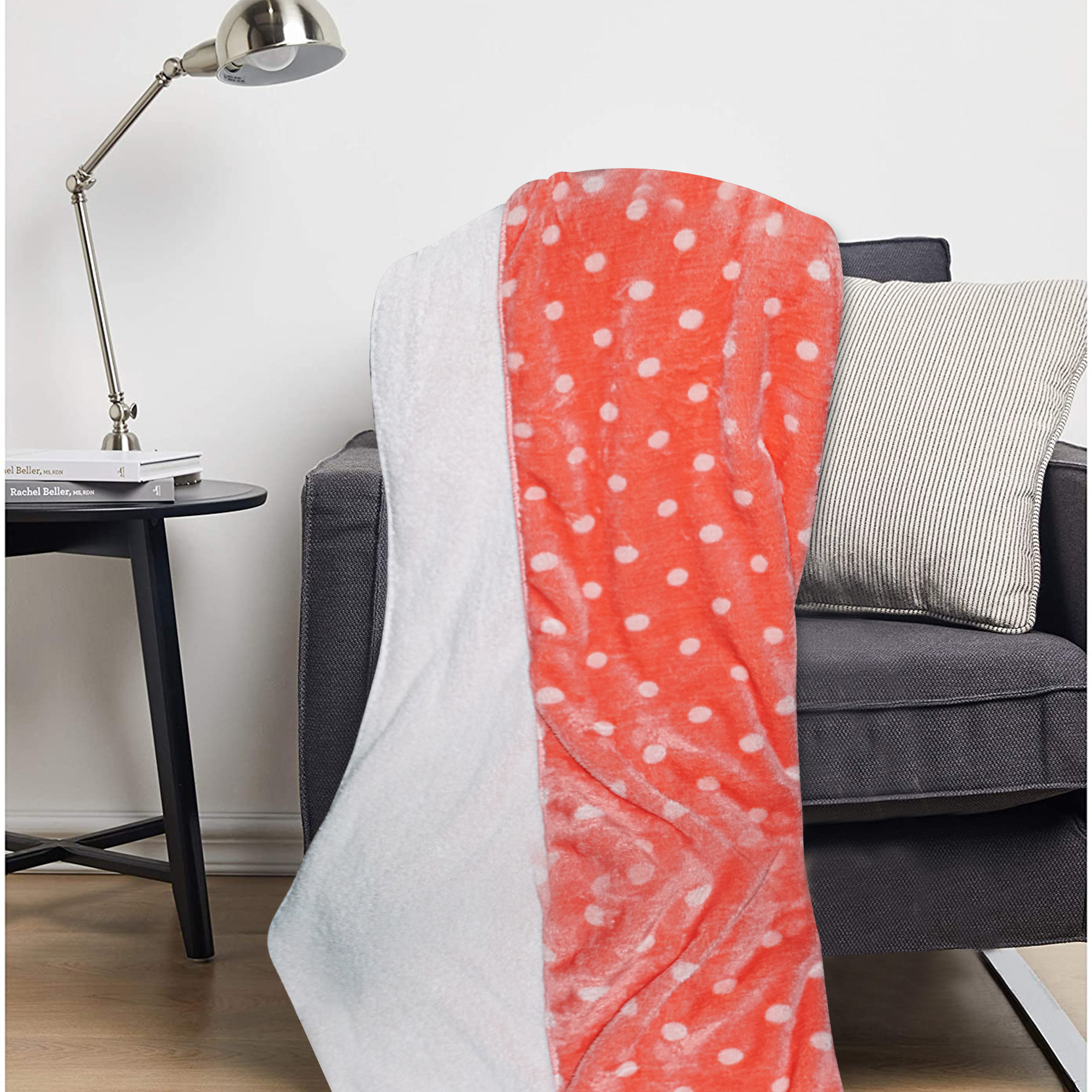 Baby Blanket Double Layered Reversible - Ultra Soft Fleece, 1-3 Years, Red | Reversible Design, Ideal For Baby Care, Cozy Comfort