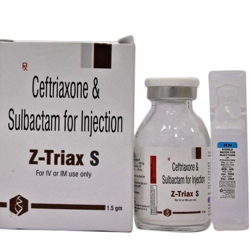 Ceftriaxone And Sulbactam For Injection Ingredients: Ceftriaxone+sulbactum