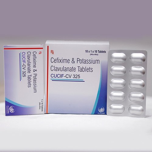 Cefixime And Potassium Clavulanate Tablets - Anti-bacterial, Generic Drug | Prescribed Dosage, Suitable For All, Room Temperature Storage