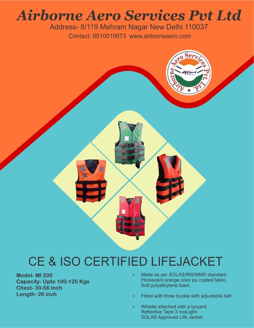 Ndrf Life Jacket