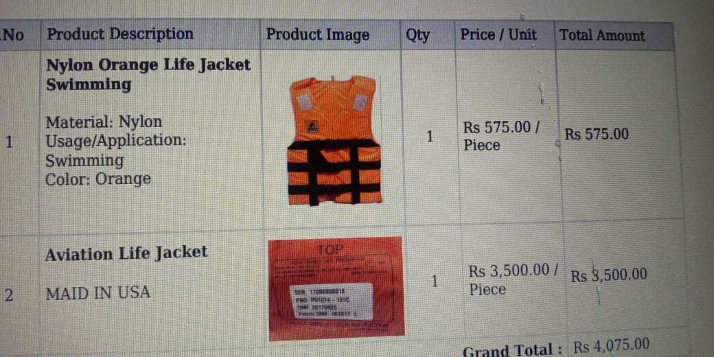 Ndrf Life Jacket