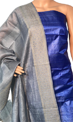 Pure Tussar Silk Salwar Suit Bust Size: 32