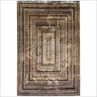 Hand Knotted Abstract Bamboo Silk Carpet