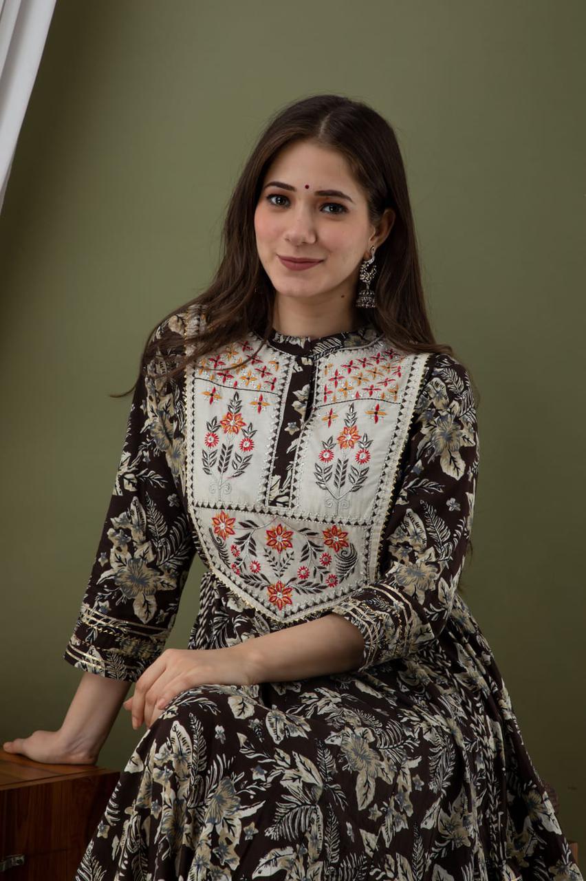 Black Anarkali Dress
