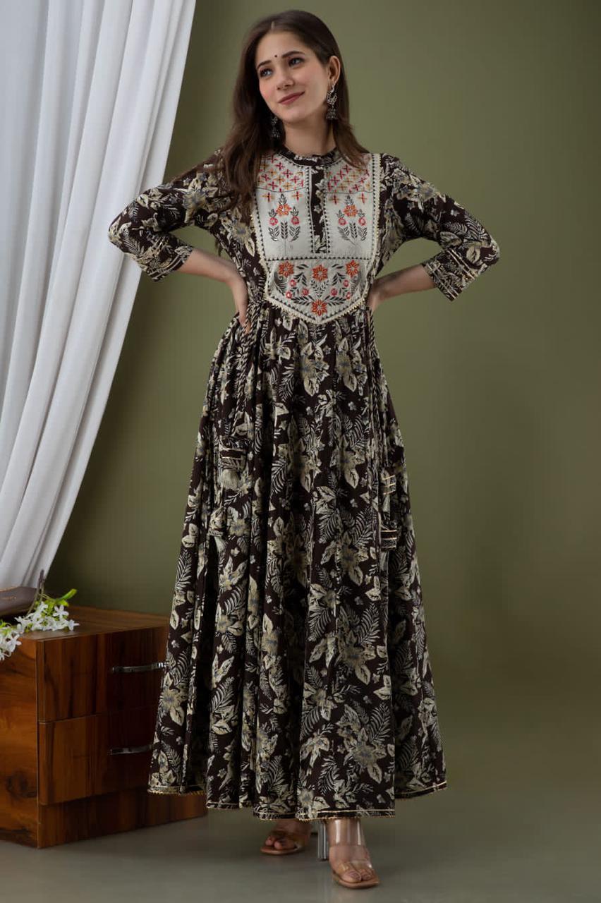 Black Anarkali Dress