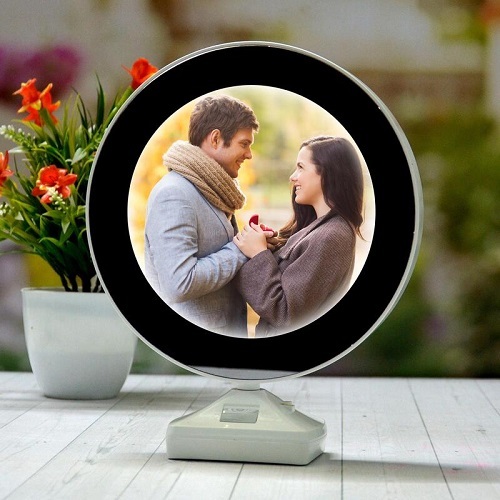 Silver Round Magic Mirror