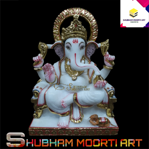 Sculpture Marble Ganpati Staue