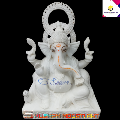 Sculpture Ganesh Ji Marble Statue