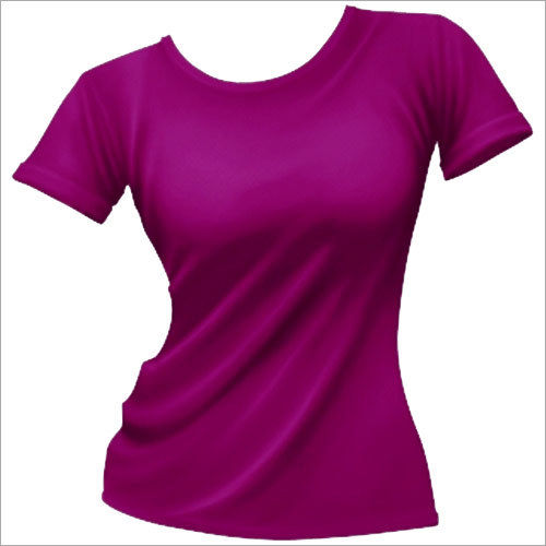 Organic Cotton Round Neck T-shirt For Women's