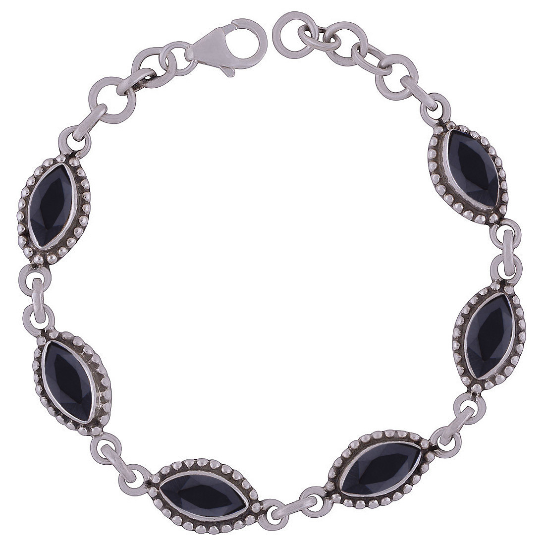 Smokey Topaz Natural Gemstone 925 Sterling Solid Silver Round Cut Stone Handmade Bracelet Diameter: Length:7.5 Inch X Width:9 Mm