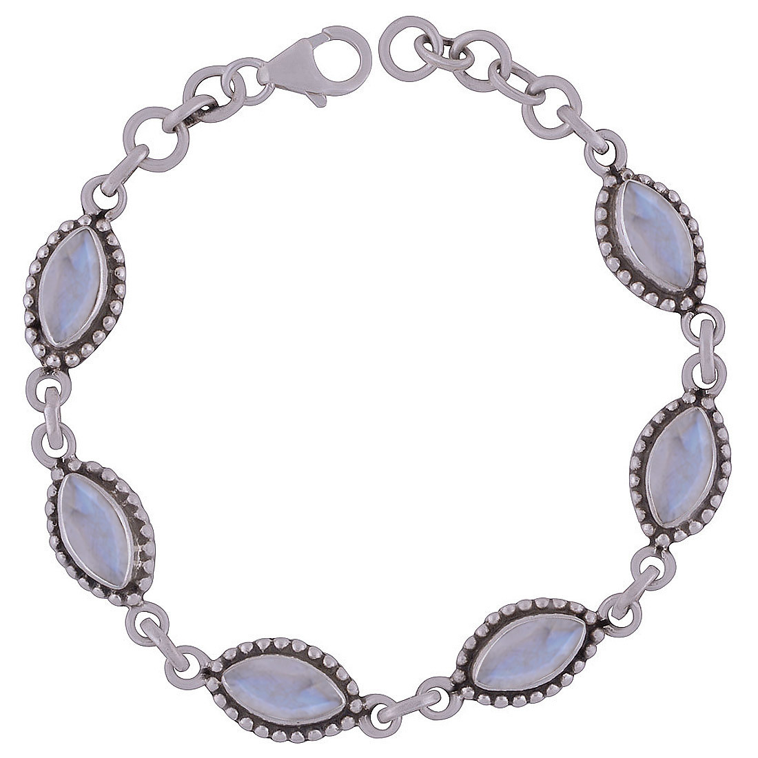 Smokey Topaz Natural Gemstone 925 Sterling Solid Silver Round Cut Stone Handmade Bracelet Diameter: Length:7.5 Inch X Width:9 Mm