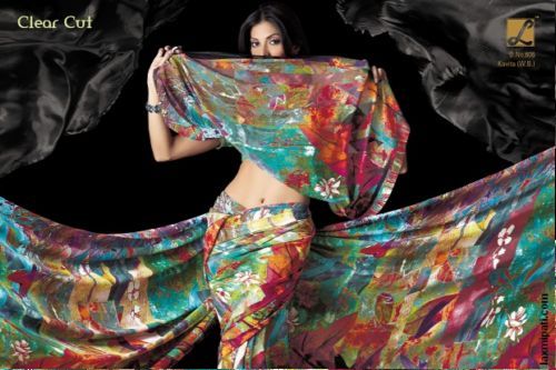 जॉर्जेट साड़ियों