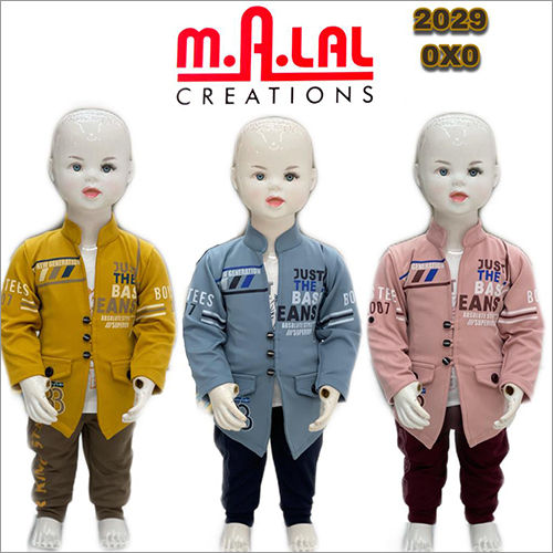 Baba Full Sleeve Jacket Set Age Group: 0-6 Years