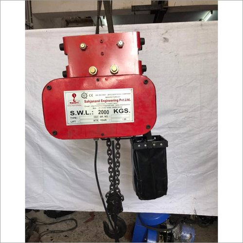 2000 Kgs Electric Chain Hoist Usage: Industrial