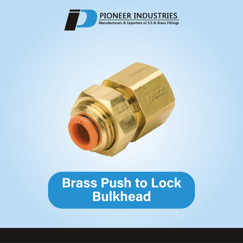 बल्कहेड को लॉक करने के लिए ब्रास पुश