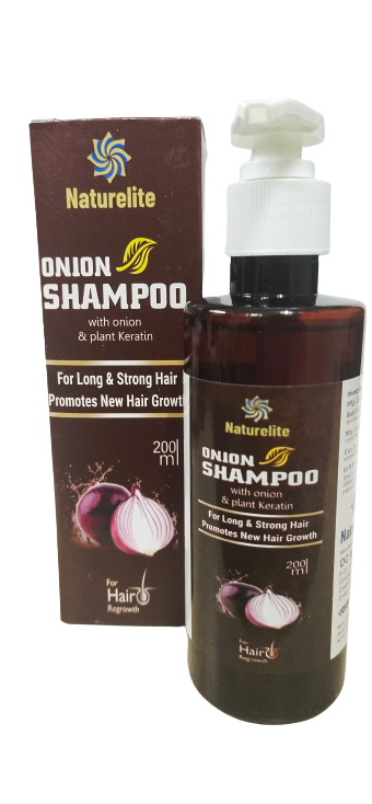 Onion Shampoo - 2-year Shelf Life | Anti-dandruff, Reduce Hair Fall, Straighten Hair