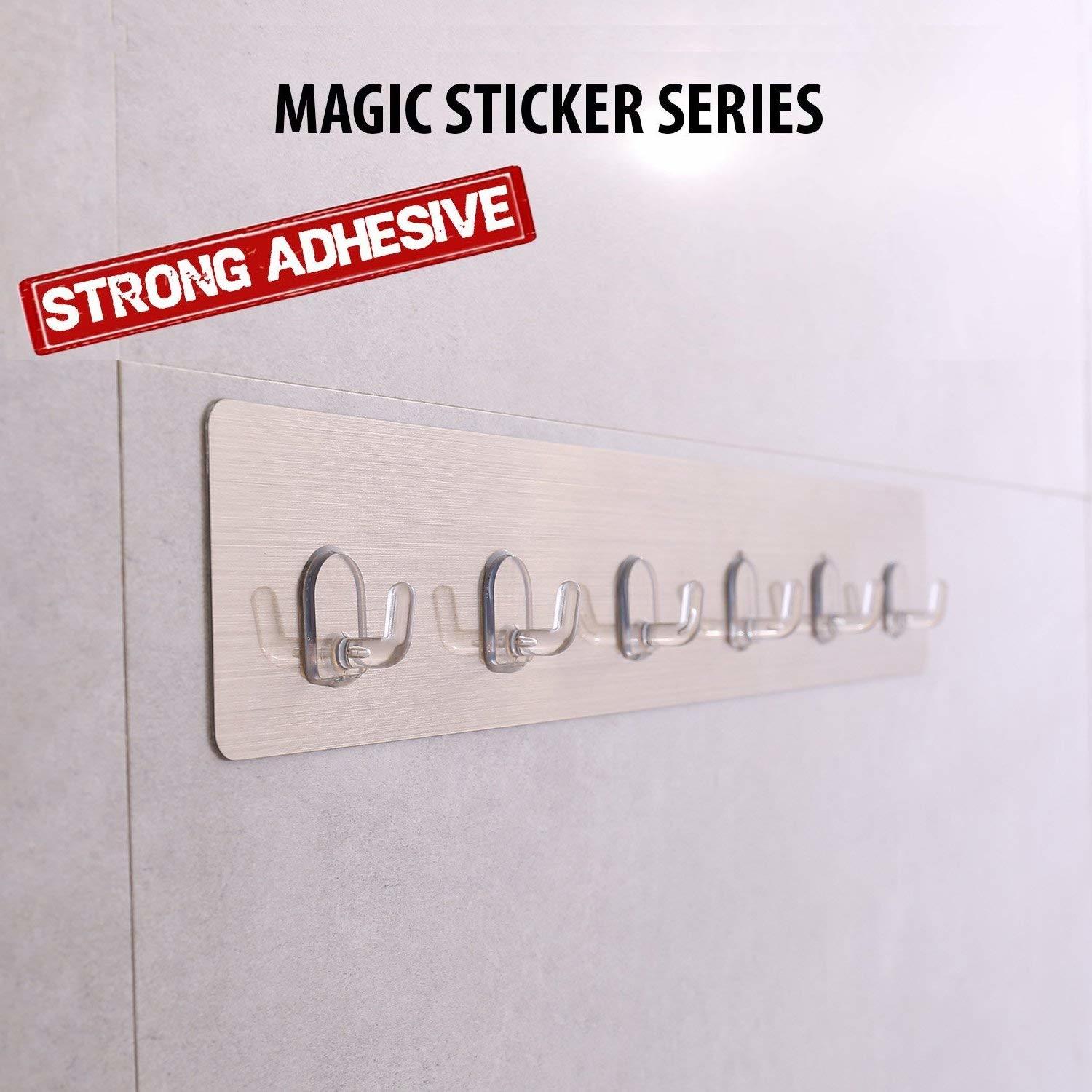 Self Adhesive 6 Hook Hanger