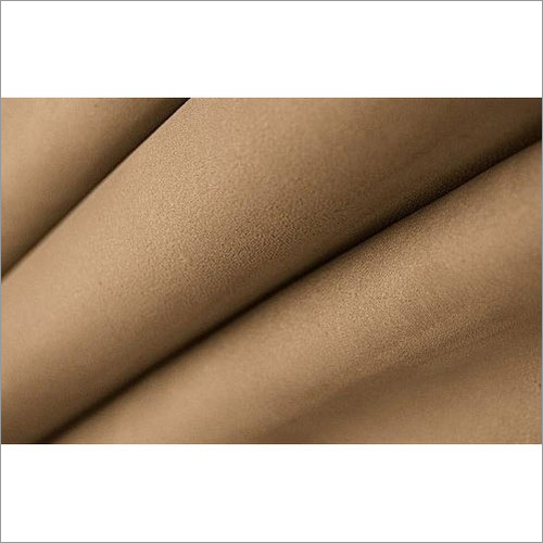 ब्राउन सेमी क्रोम नुबक लेदर