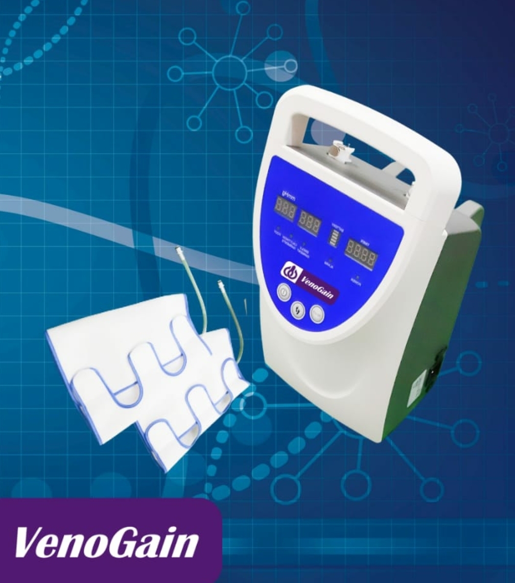Venogain Dvt 770 - 40 Mmhg Pressure Settings, Ac 210v - 240v Input Rating, Class Ii Fda Classification, Enhanced Blood Circulation Calf Compression Sleeves