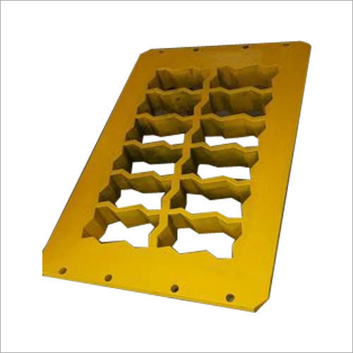 Yellow Zig Zag Paver Moulds