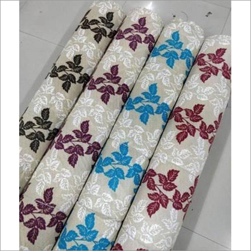 Designer Printed Curtain Fabric - Cotton Material, Various Color Options | Home Use, Textured Print Design