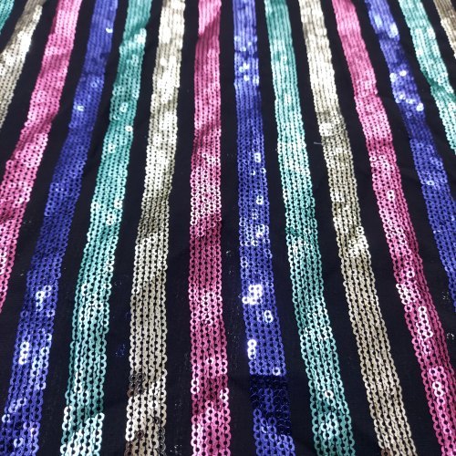 Georgette Multi Thread Embroidery Work