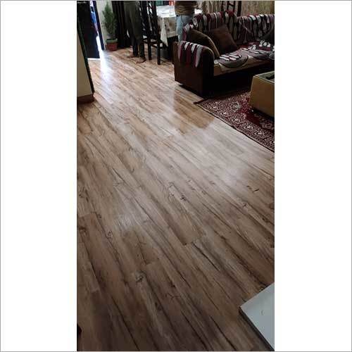 Vinyl Flooring - 2 Mm Thickness, 12x48 Inches Brown - Click-lock Installation, 10-year Warranty