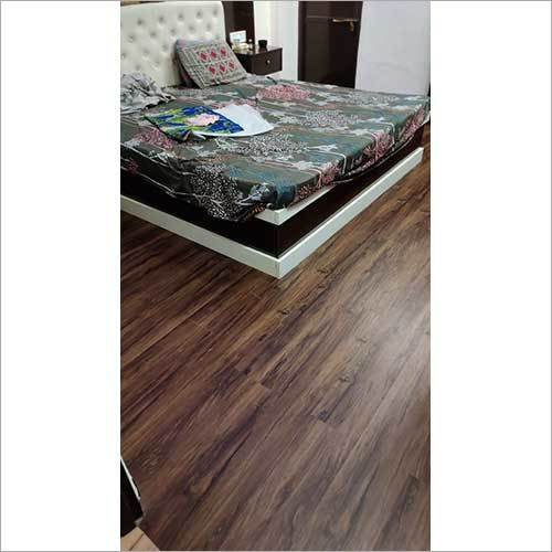 Vinyl Flooring - 2 Mm Thickness, 12x48 Inches Brown - Click-lock Installation, 10-year Warranty