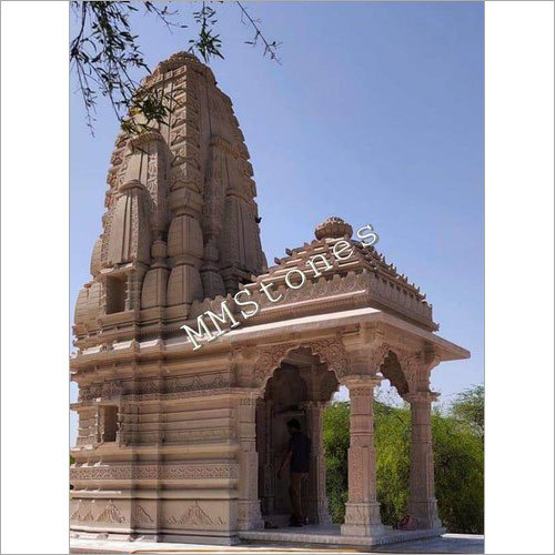 Solid Carved Sandstone Temple