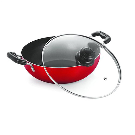 Steel 3.5 Litres Nirlon Non Stick Aluminum Kadhai