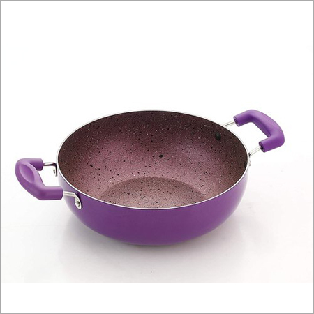 Nirlon Non-Stick Deep Kadhai Regal Purple Induction Base (Without LiD)