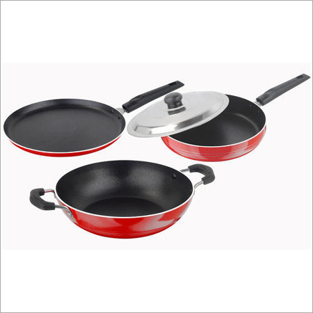 Nirlon Non Stick Cookware Combo Set - Interior Coating: Non-Stick