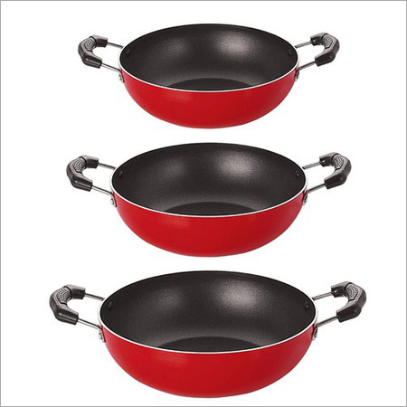 Nirlon Round Non-Stick Aluminum Cookware Set Interior Coating: Non Stick Coating