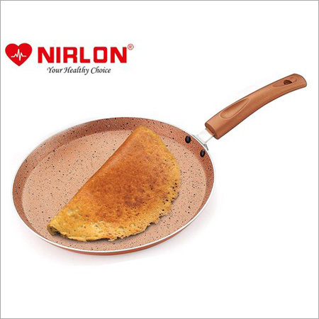 Nirlon Non-Stick Tawa - Aluminium, 260mm, Copper Color | Premium Toxin-Free Nonstick Interior, Induction-Compatible, 1-Year Warranty