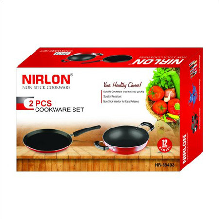 Nirlon Tawa And Kadai Combo Nonstick Cookware Set - Interior Coating: Non-Stick